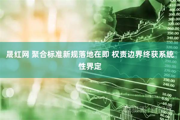 晟红网 聚合标准新规落地在即 权责边界终获系统性界定