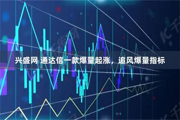 兴盛网 通达信一款爆量起涨，追风爆量指标
